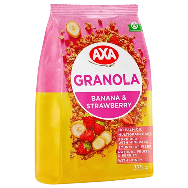 Axa müsli maasika ja banaaniga 375 g