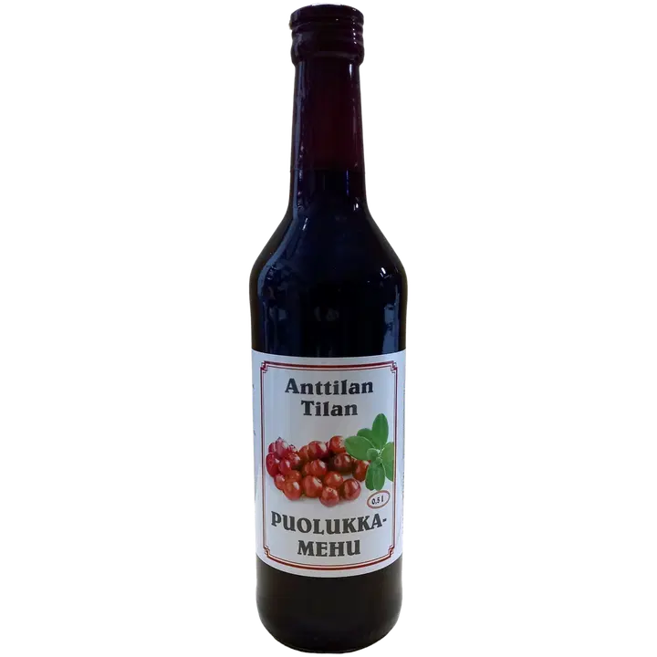 Anttilan Tilan puolukkamehu 0.5l