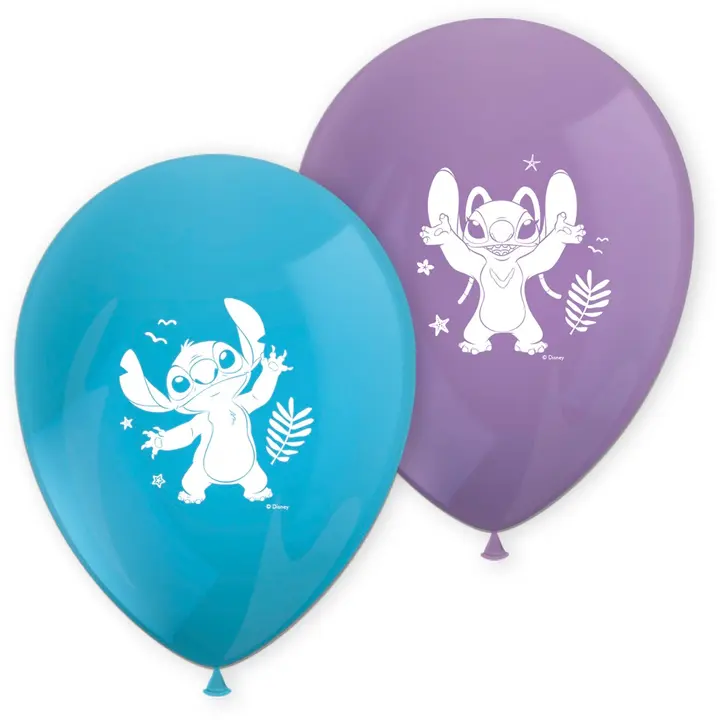 Decorata Party ilmapallo Stitch & Angel 8 kpl