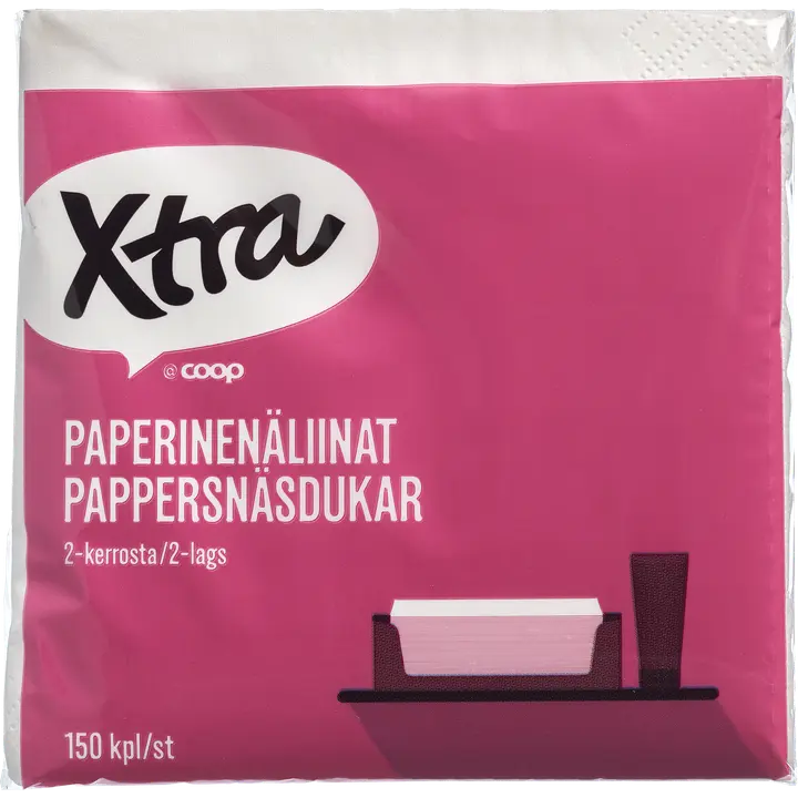 Xtra nenäliina 150 kpl