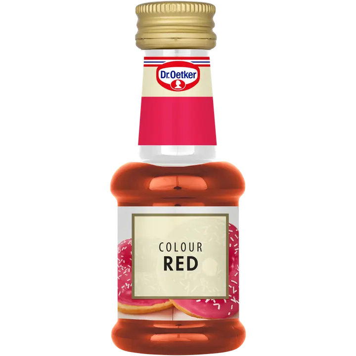 Dr. Oetker Punainen elintarvikeväri 30ml