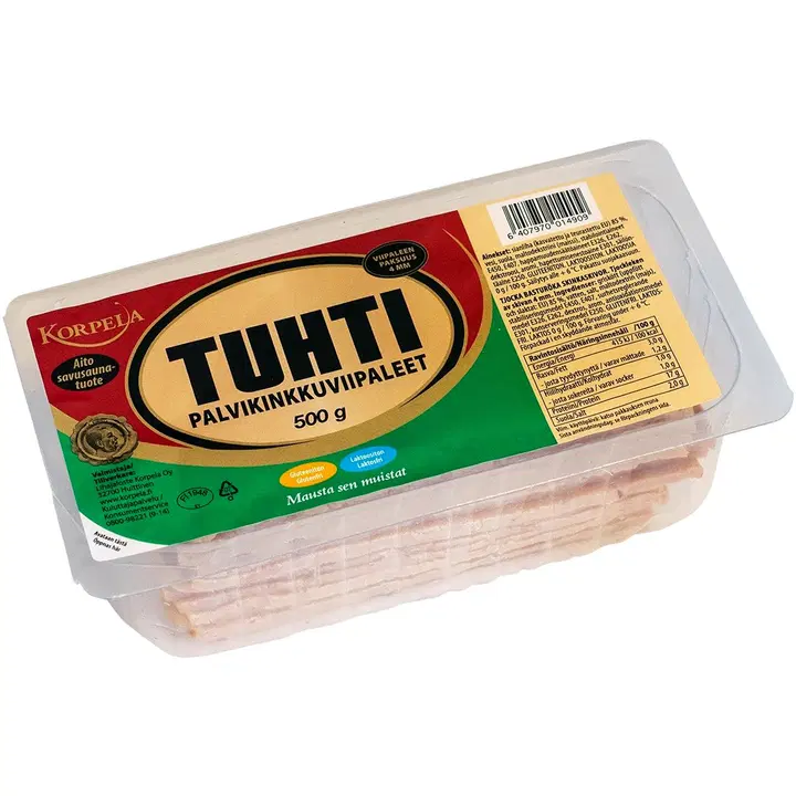 Korpela tuhti palvikinkkuviipaleet 500g