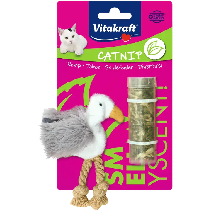 Vitakraft Kissanminttu pehmolelu, täytettävä 1kpl