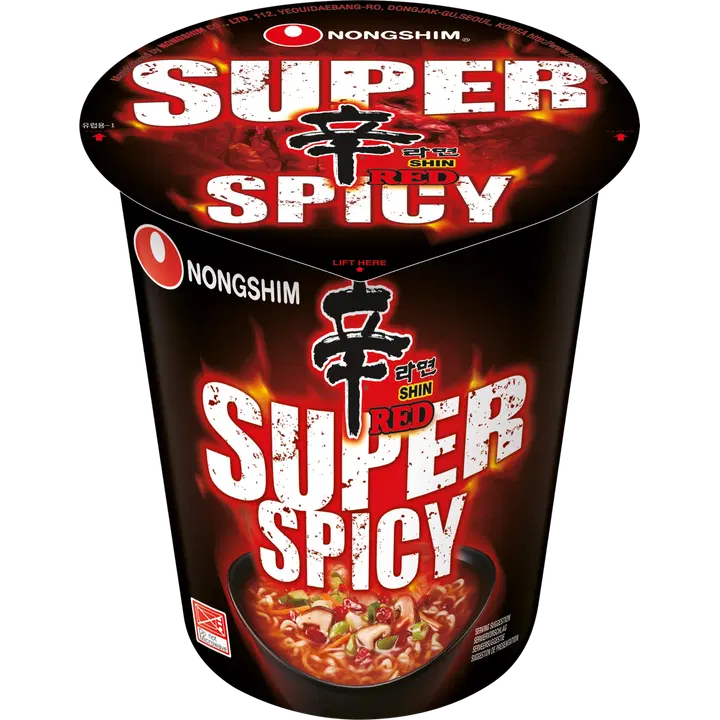 Nong Shim Pikanuudelikuppi erittäin tulinen 68g