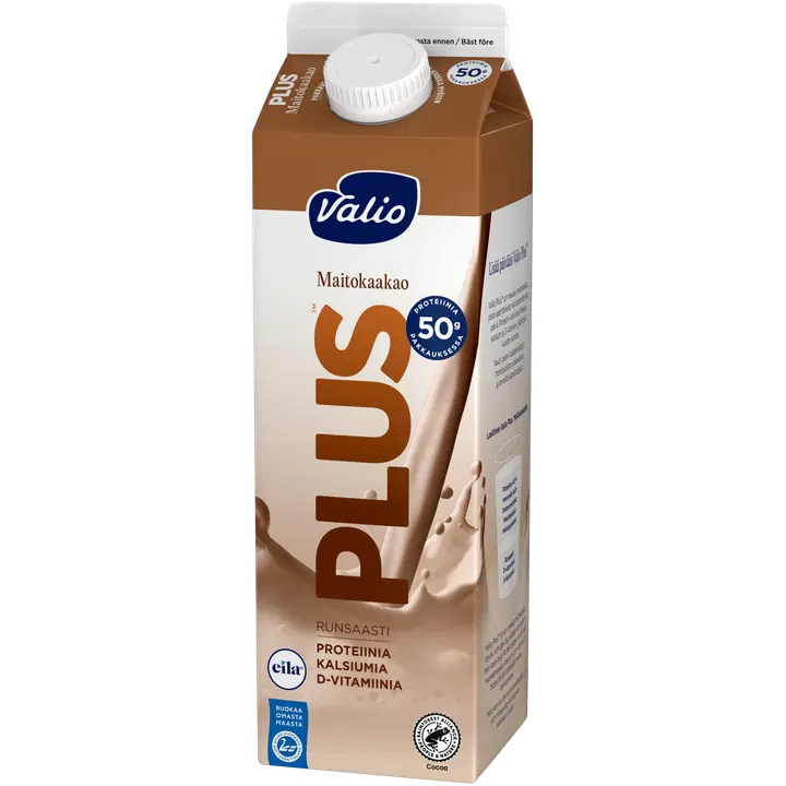 Valio Plus™ maitokaakaojuoma 1 l laktoositon