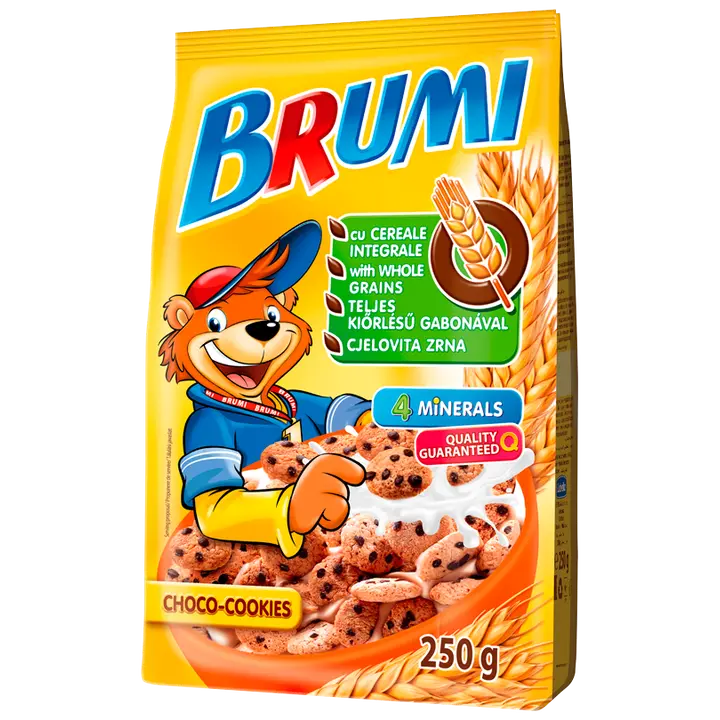 Brumi hommikuhelbed küpsised šokolaadi tükkidega 250g