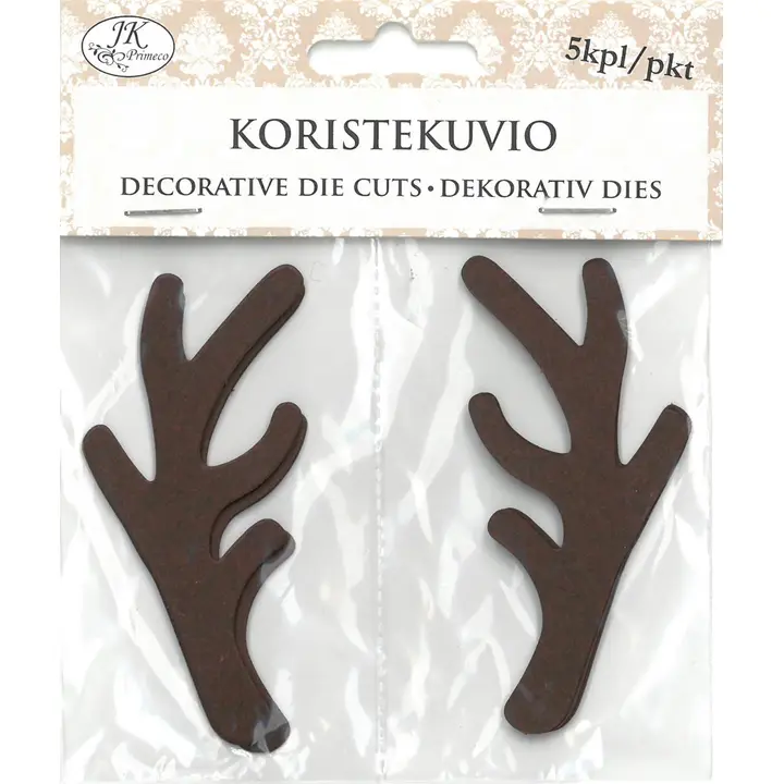 J.K. Primeco koristekuvio Sarvet ruskea 5kpl