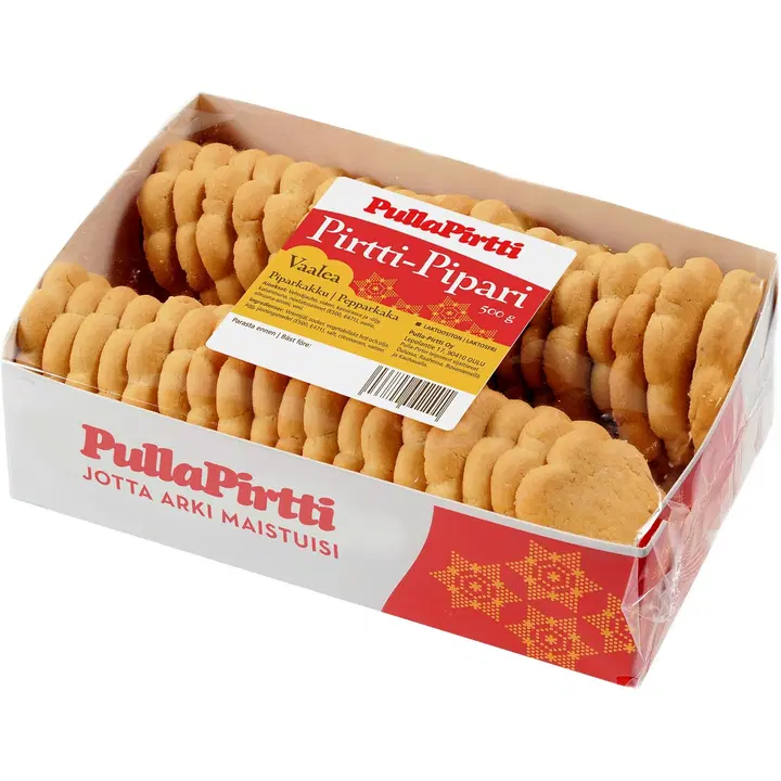 Pulla-Pirtti Pirtti-Pipari Vaalea 500g laktoositon maidoton vaalea piparkakku