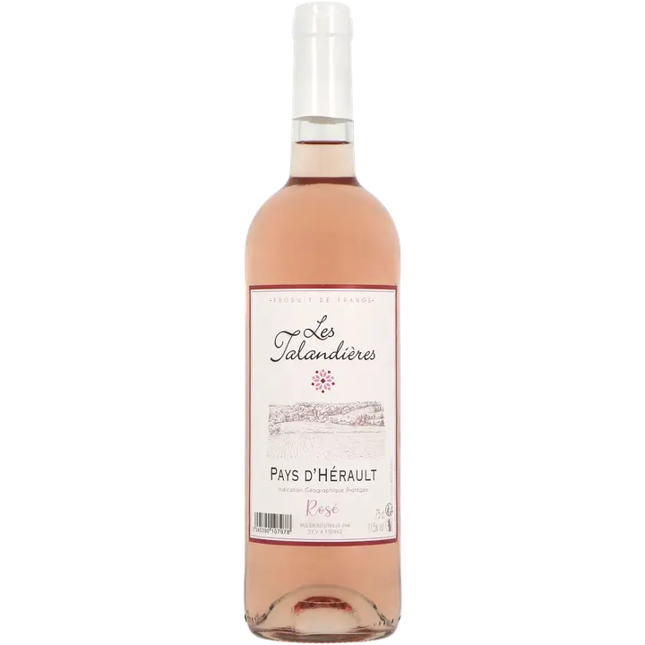 Les Talandieres Pays d'Herault Rose KGT vein 750 ml