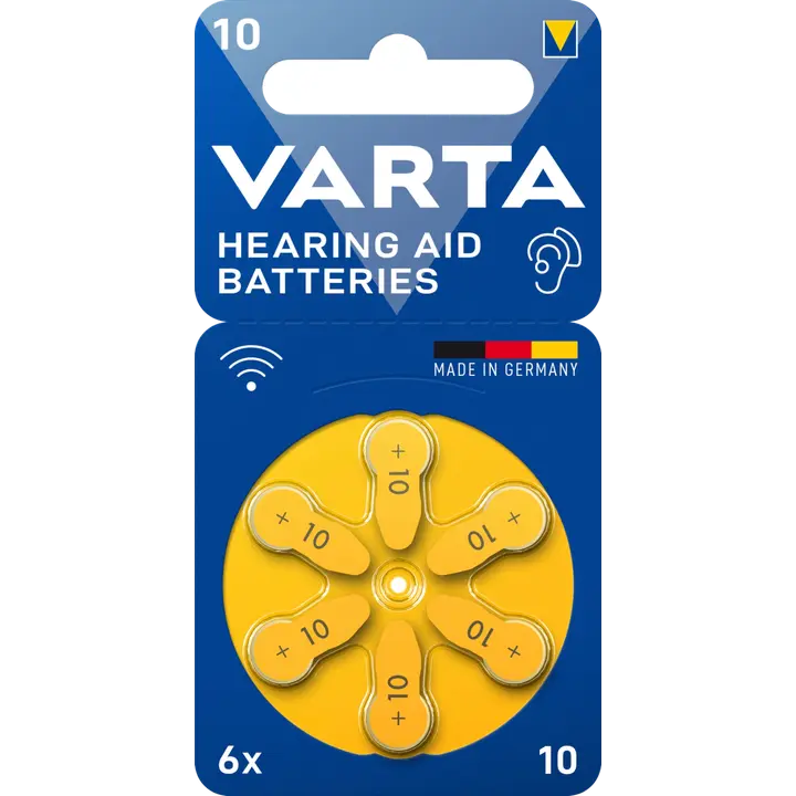 VARTA Kuulokojeparisto 10 6kpl