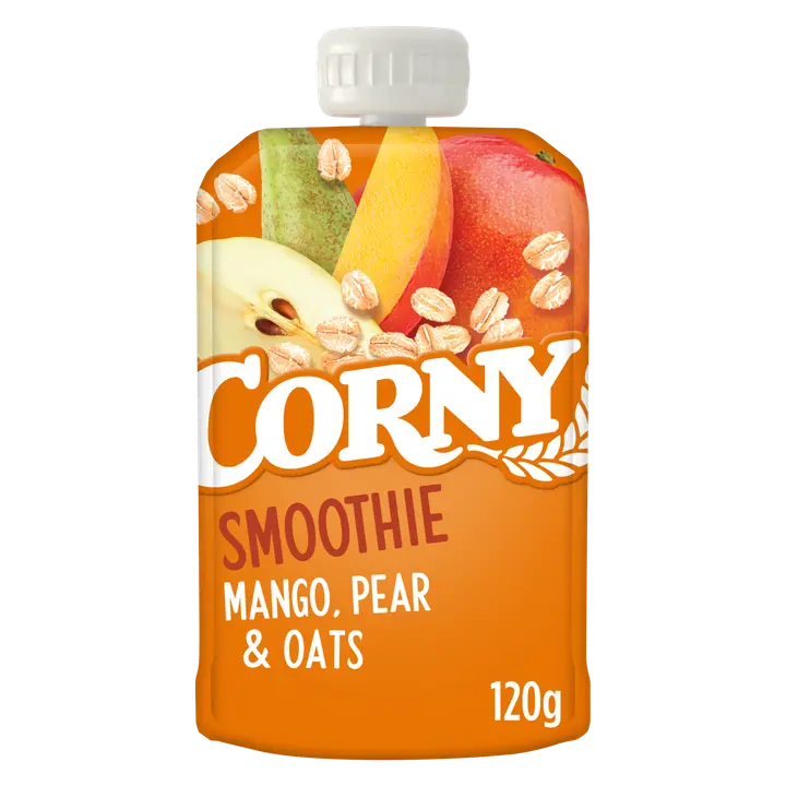 Corny Smoothie mango, päärynä & kaura hedelmäsmoothie 120g