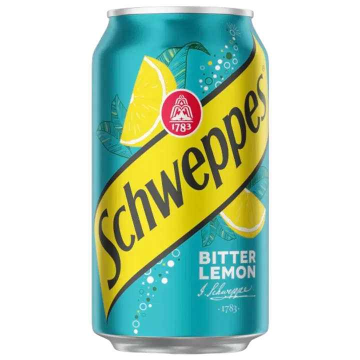 Schweppes Bitter Lemon virvoitusjuoma tölkki 0,33 L