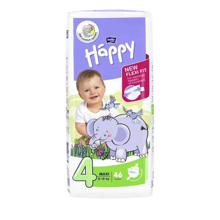 Happy teippivaippa maxi 8-18kg 46kpl