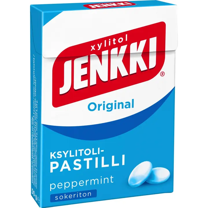 Jenkki Original Peppermint ksylitolipastilli 50g