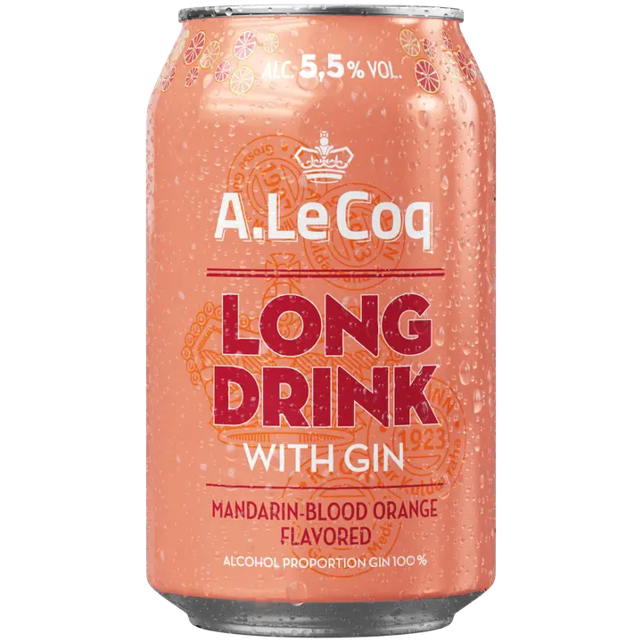 A. Le Coq GIN Mandarin-Blood orange Long Drink 5,5 % 0,33 l tlk