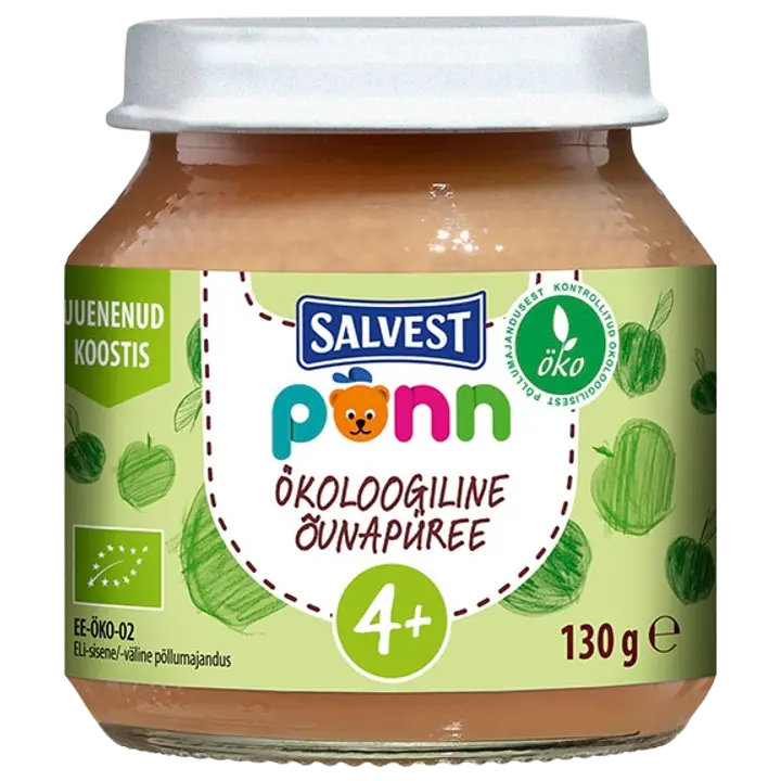 Öko Õunapüree 130 g 4+