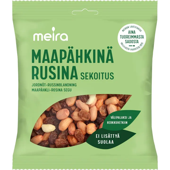 Meira Maapähkinä-rusinasekoitus 300g