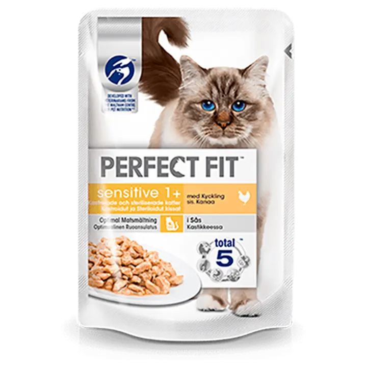 PERFECT FIT Eine kassidele lõhega, Sensitive 85g