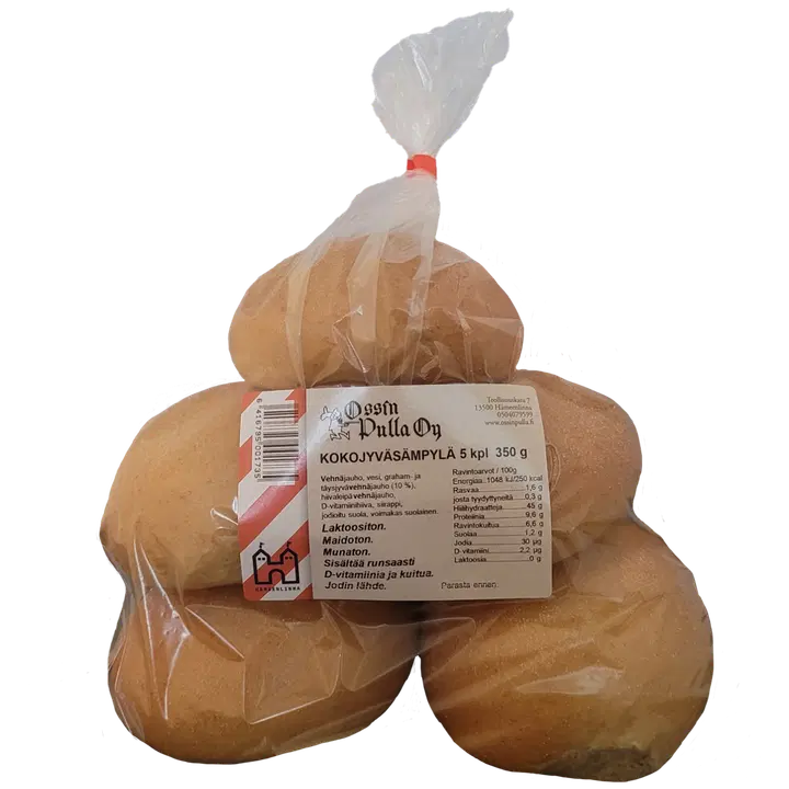 Ossin Pulla, Kokojyvä sämpylä 5 kpl 350 g
