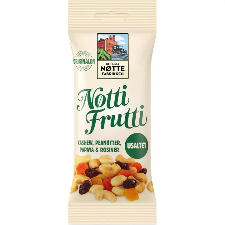 Den Lille Nøttefabrikken NøttiFrutti Pähkinä-hedelmäsekoitus 60g