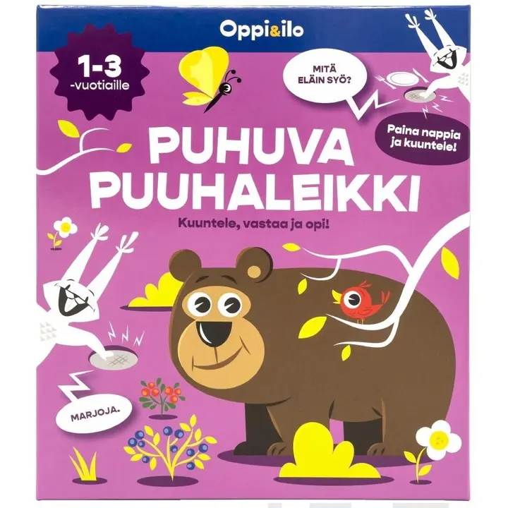 Oppi&ilo  Puhuva puuhaleikki 1-3 v
