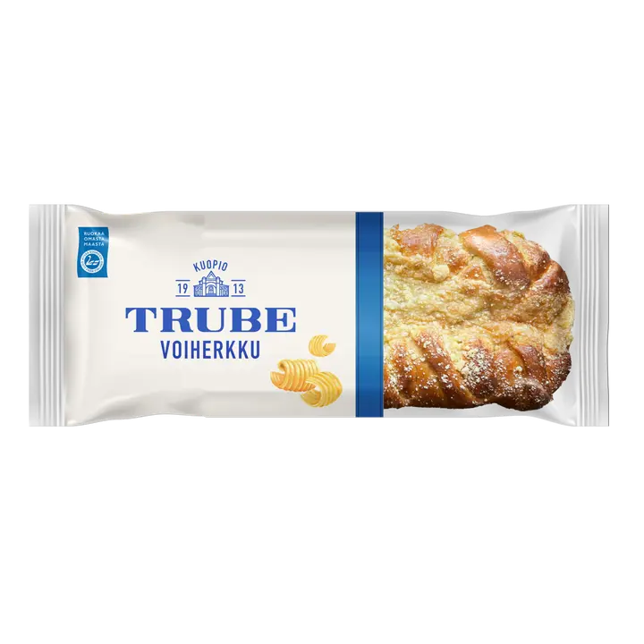 Trube Voiherkku -täytepitko 350 g voitäytteinen pullapitko