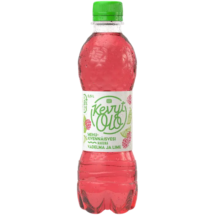 KevytOlo Vadelma-Lime mehukivennäisvesi 0,5 l kmp