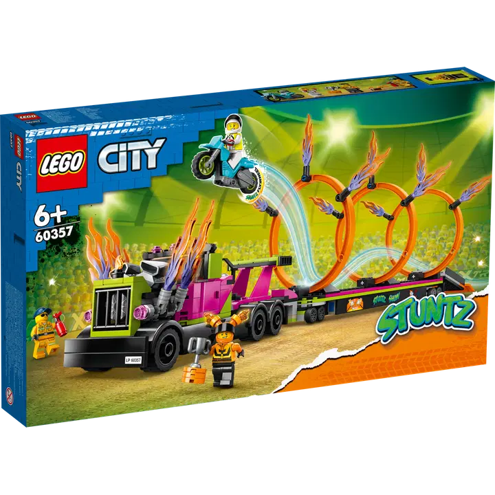 LEGO City Stuntz 60357 - Stunttiauto ja tulirengashaaste