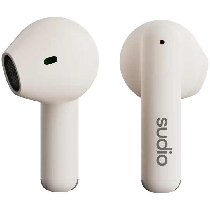 Nööpkõrvaklapid Sudio A1 valge