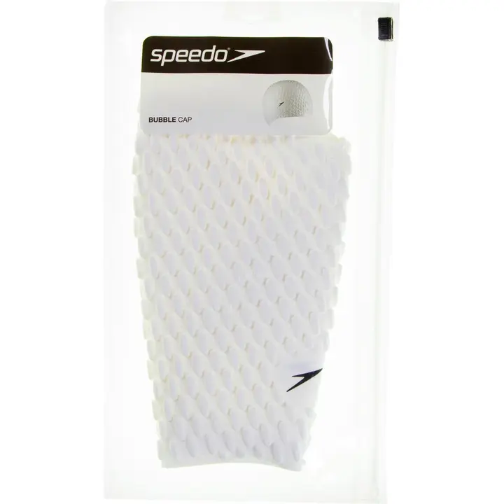 Ujumismüts Speedo Bubble, valge silikoon