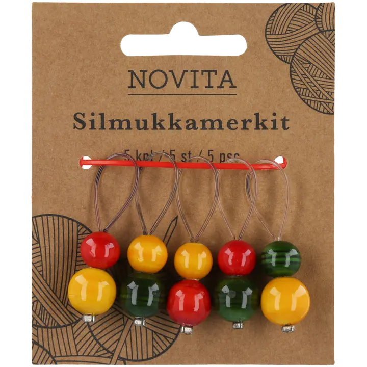 Novita puiset silmukkamerkit 5 kpl