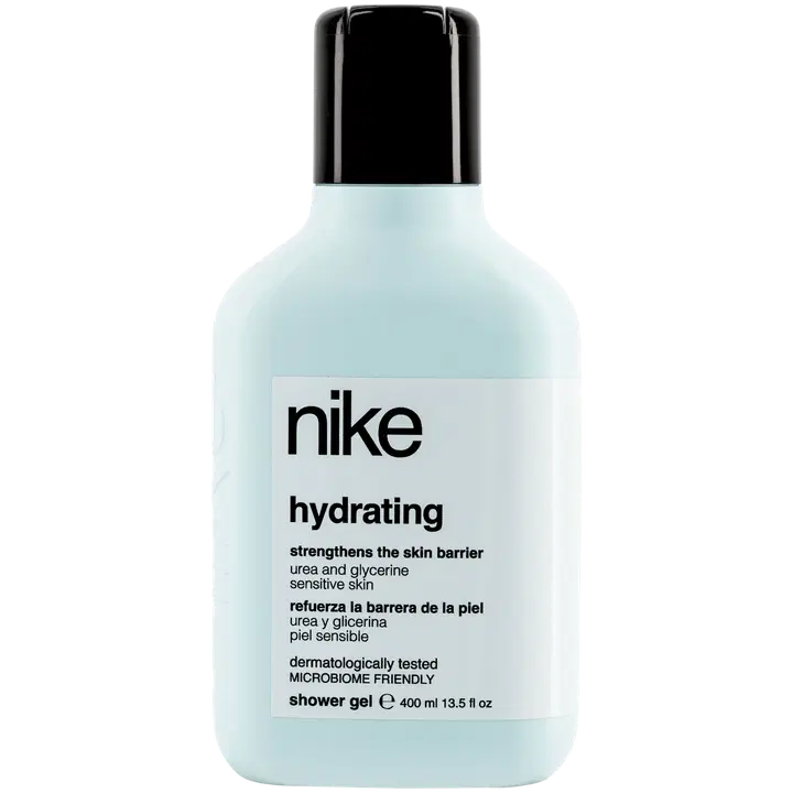 Nike Hydrating shower gel 400ml daily.