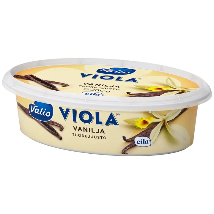 Valio Viola® e200 g vanilja tuorejuusto laktoositon