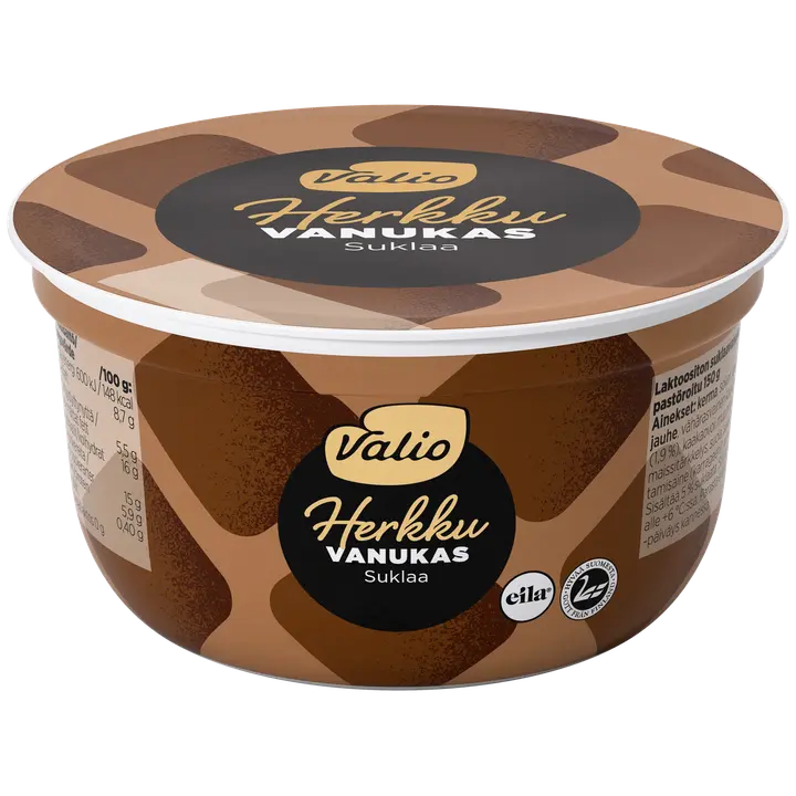 Valio Herkku vanukas 150 g suklaa laktoositon