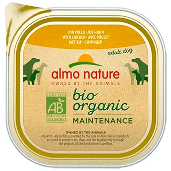 Almo Nature Bio Organic koiran täysravinto kana 300 g