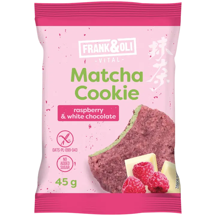 Frank&Oli Matcha vadelma &kaakao 45g