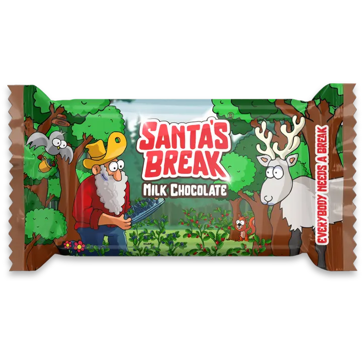 Santa's Break Laktoositon maitosuklaa 50 g