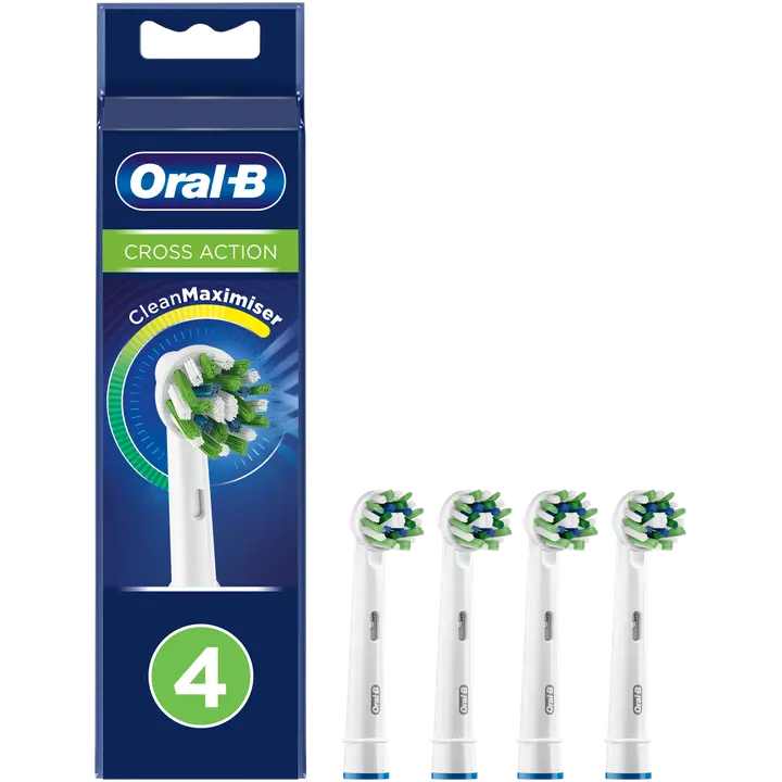 Oral-B Vaihtoharja CrossAction CleanMaximiser -tekniikalla 4kpl