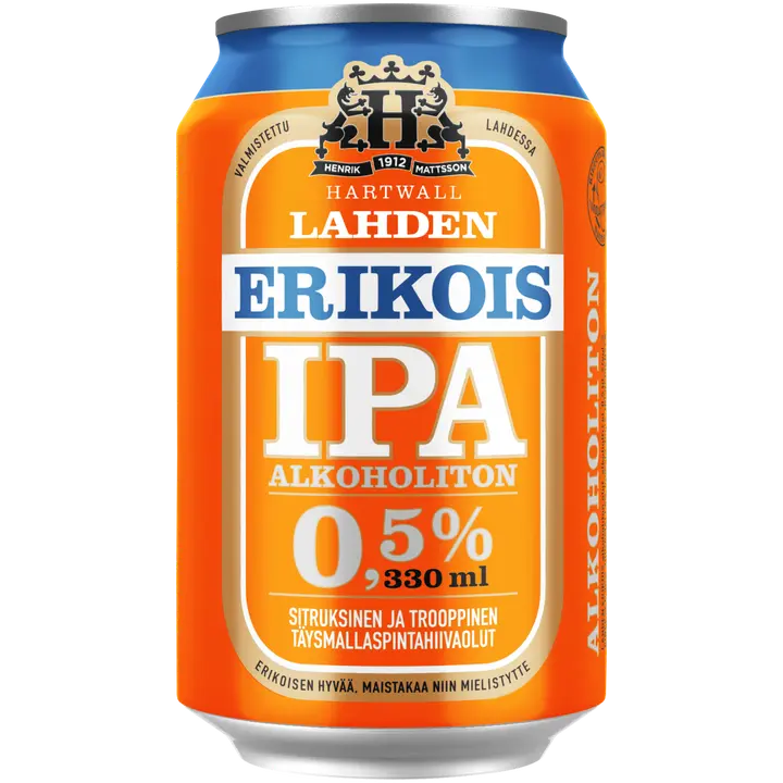 Lahden Erikois IPA olut 0,5% 0,33 l