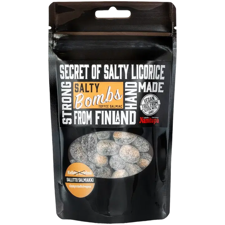 Namitupa Salty Bombs toffeesalmiakki 100 g