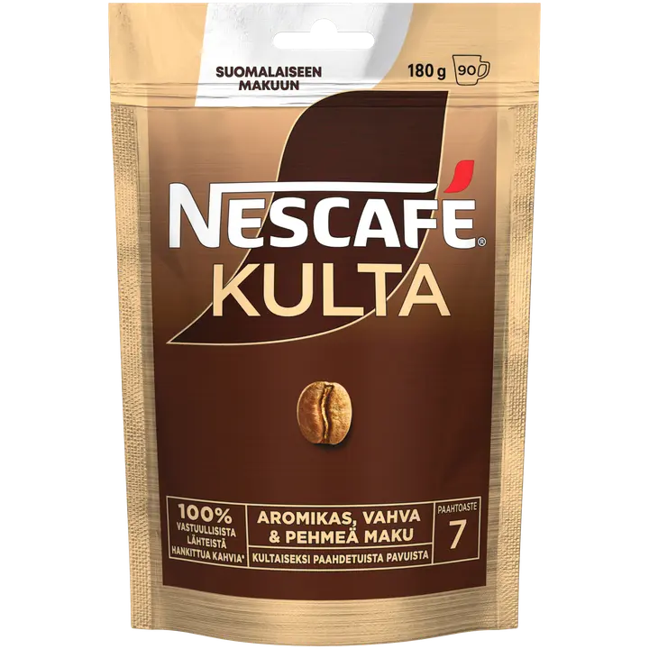 Nescafé Kulta 180g pikakahvi täyttöpussi