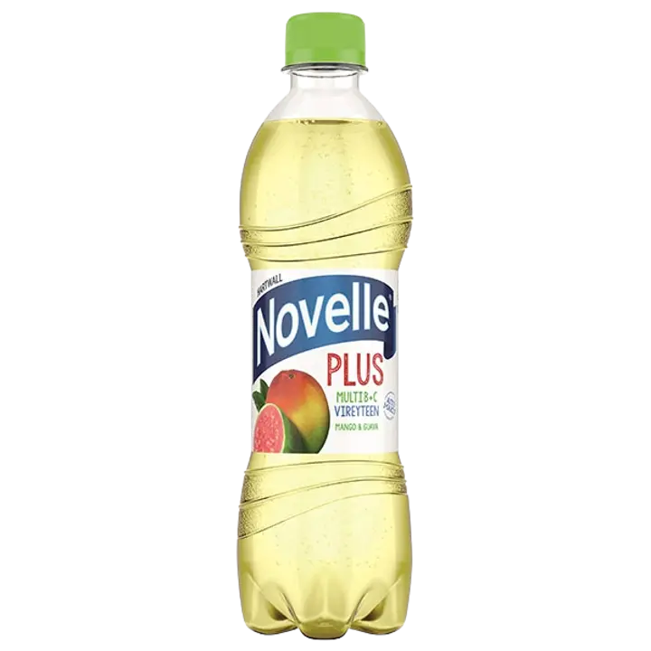Novelle Plus vesi guajaavi-mango, 500 ml