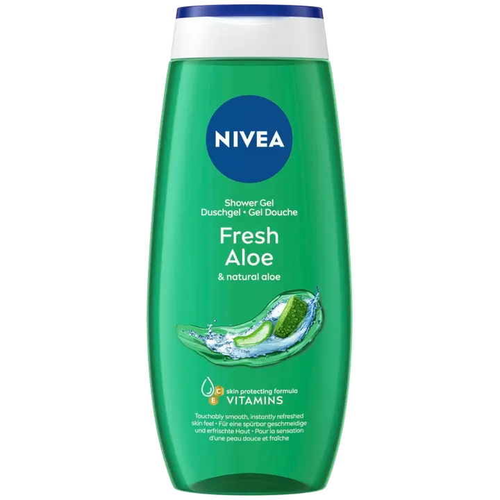 NIVEA 250ml Fresh Aloe Shower Gel -suihkugeeli