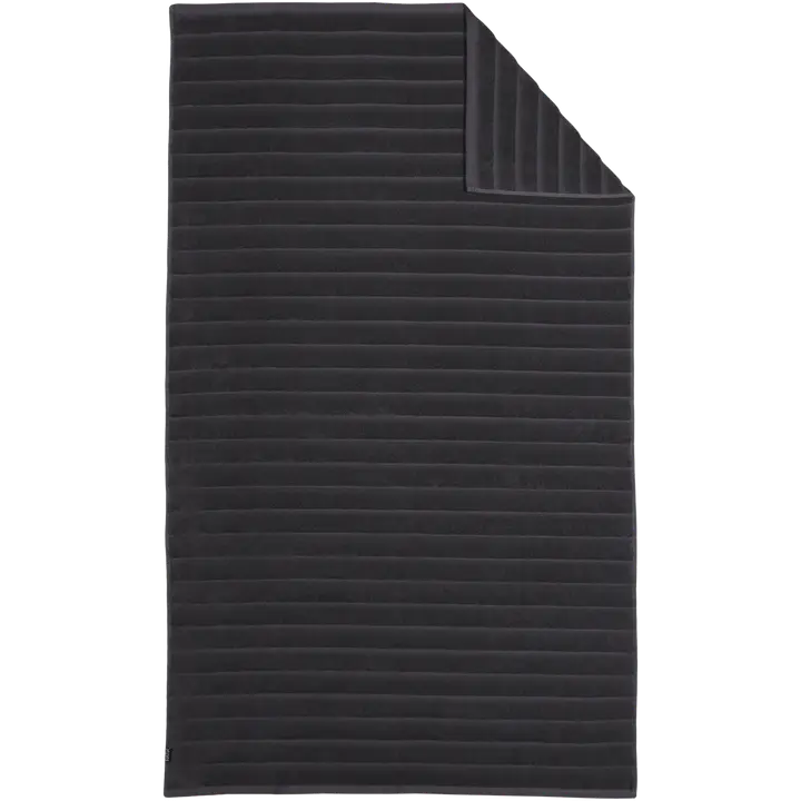 RATIA® kylpypyyhe Texture 100x160 cm tummanharmaa