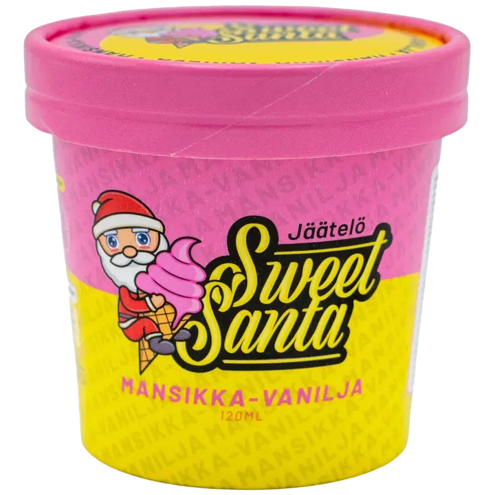 Sweet Santa Laktoositon Mansikka-Vanilja 120ml