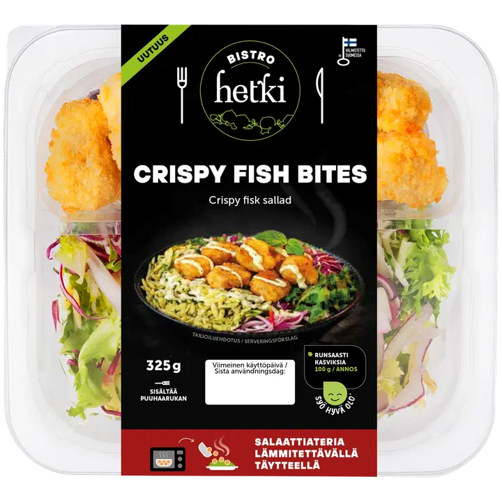 Fresh Hetki Bistro Crispy Fish Bites 325 g