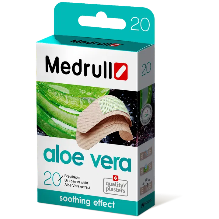 Medrull plaaster Aloe Vera 20tk