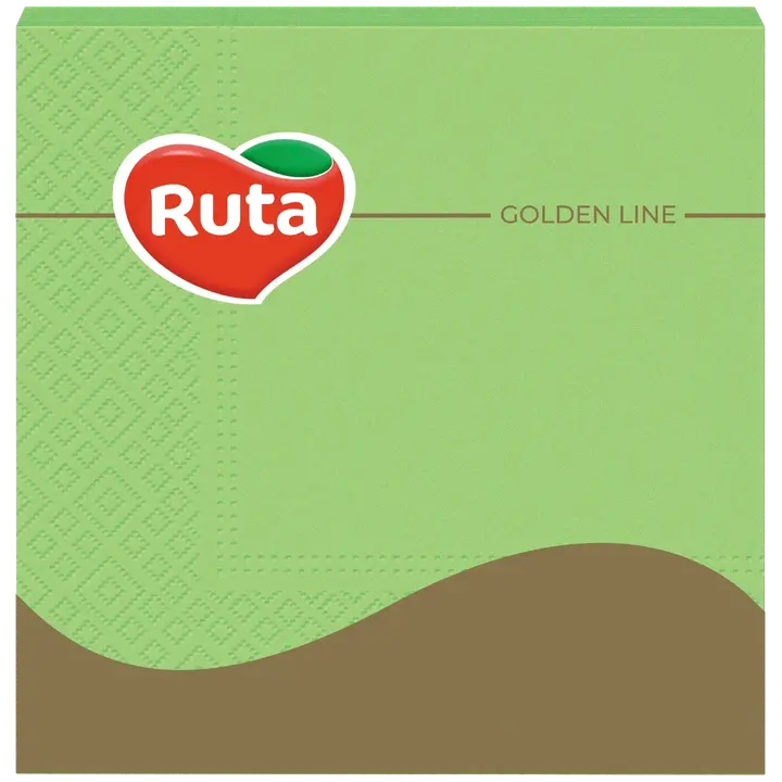Ruta salvrätik 3-kihiline roheline 33cm