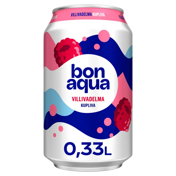 Bonaqua Villivadelma Hiilihapotettu juoma  tölkki 0,33 L