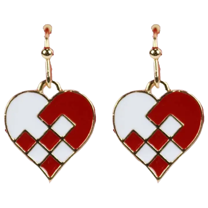 Kõrvarõngad Accessories With Style jõulusüdamed